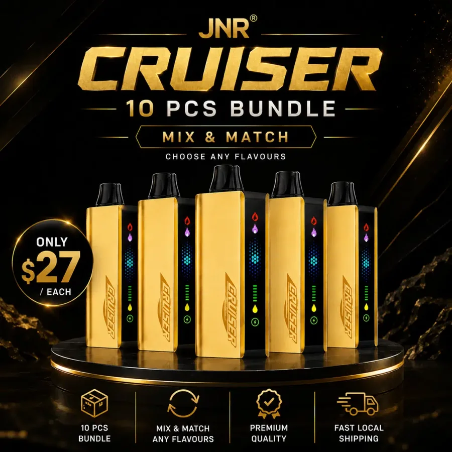 JNR Cruiser 12000 disposable vape ten piece bundle